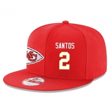 NFL Kansas City Chiefs #2 Cairo Santos Stitched Snapback Adjustable Player Hat - Red/White