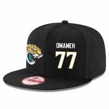 NFL Jacksonville Jaguars #77 Patrick Omameh Stitched Snapback Adjustable Player Hat - Black/White
