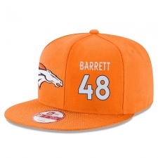 NFL Denver Broncos #48 Shaquil Barrett Stitched Snapback Adjustable Player Hat - Orange/White