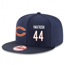 NFL Chicago Bears #44 Nick Kwiatkoski Stitched Snapback Adjustable Player Hat - Navy/White