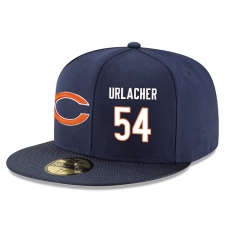 NFL Chicago Bears #54 Brian Urlacher Stitched Snapback Adjustable Player Hat - Navy/White