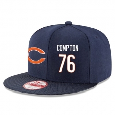 NFL Chicago Bears #76 Tom Compton Stitched Snapback Adjustable Player Hat - Navy/White