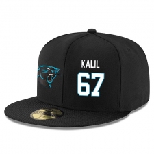 NFL Carolina Panthers #67 Ryan Kalil Stitched Snapback Adjustable Player Hat - Black/White