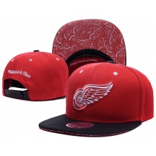 NHL Detroit Red Wings Stitched Snapback Hats 003