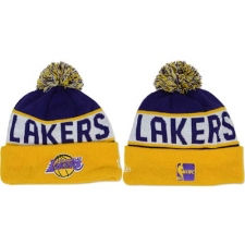 NBA Los Angeles Lakers Stitched Knit Beanies 015