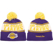 NBA Los Angeles Lakers Stitched Knit Beanies 019