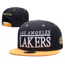 NBA Los Angeles Lakers Stitched Snapback Hats 005
