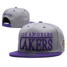 NBA Los Angeles Lakers Stitched Snapback Hats 006