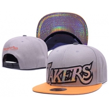NBA Los Angeles Lakers Stitched Snapback Hats 045