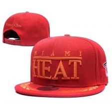 NBA Miami Heat Stitched Snapback Hats 062