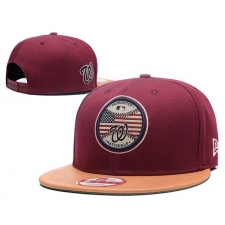 MLB Washington Nationals Stitched Snapback Hats 018
