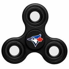 MLB Toronto Blue Jays 3 Way Fidget Spinner C37 - Black