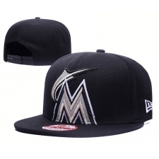 MLB Miami Marlins Stitched Snapback Hats 008