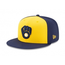 MLB Milwaukee Brewers Snapback Hats 008