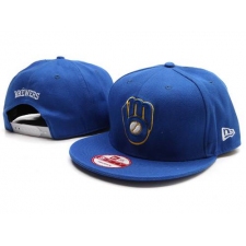 MLB Milwaukee Brewers Stitched Snapback Hats 002