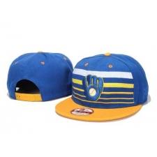MLB Milwaukee Brewers Stitched Snapback Hats 007