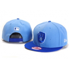 MLB Milwaukee Brewers Stitched Snapback Hats 009
