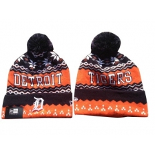 MLB Detroit Tigers Stitched Knit Beanies Hats 016