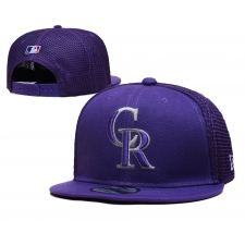 MLB Colorado Rockies Snapback Hats 006