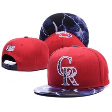 MLB Colorado Rockies Stitched Snapback Hats 005