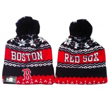 MLB Boston Red Sox Stitched Knit Beanies Hats 013