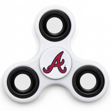 MLB Atlanta Braves 3 Way Fidget Spinner I55 -White