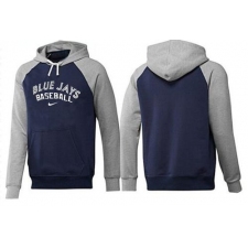 MLB Men's Nike Toronto Blue Jays Pullover Hoodie - Navy/Grey