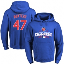 MLB Men's Chicago Cubs #47 Miguel Montero Royal 2016 World Series Champions Walk Pullover Hoodie