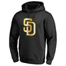 MLB San Diego Padres Gold Collection Pullover Hoodie - Black