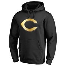MLB Cincinnati Reds Gold Collection Pullover Hoodie - Black