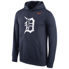 MLB Detroit Tigers Nike Logo Performance Pullover Hoodie - Navy