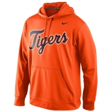 MLB Detroit Tigers Nike Men's KO Wordmark Perfomance Hoodie - Orange