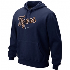 MLB Men's Detroit Tigers Nike Navy Classic 1.2 Pullover Hoodie