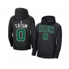 Men's Boston Celtics #0 Jayson Tatum 2021 Black Pullover Basketball Hoodie