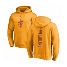 Basketball Cleveland Cavaliers #10 Darius Garland Gold One Color Backer Pullover Hoodie