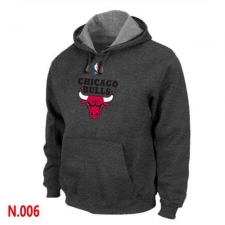 NBA Men's Chicago Bulls Pullover Hoodie - Black