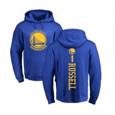Basketball Golden State Warriors #1 D'Angelo Russell Royal Blue Backer Pullover Hoodie