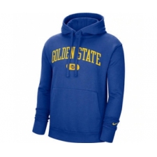 Men's Golden State Warriors 2021 Blue Heritage Essential Pullover Basketball Hoodie