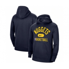 Men's Denver Nuggets 2021 Navy Spotlight Pullover Basketball Hoodie