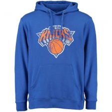 NBA Men's New York Knicks Distressed Hoodie - Blue