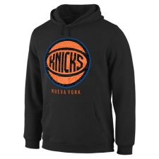 NBA Men's New York Knicks Noches Enebea Pullover Hoodie - Black