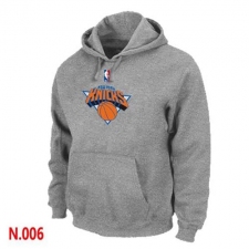 NBA Men's New York Knicks Pullover Hoodie - Grey
