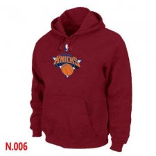 NBA Men's New York Knicks Pullover Hoodie - Red