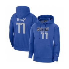 Men's Minnesota Timberwolves #21 Kevin Garnett 2021 Blue Pullover Basketball Hoodie