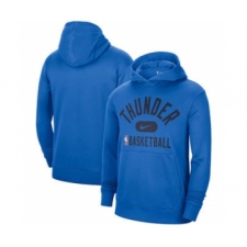 Men's Oklahoma City Thunder 2021 Blue Spotlight Pullover Basketball Hoodie