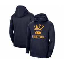 Men's Utah Jazz 2021 Navy Spotlight Pullover Basketball Hoodie