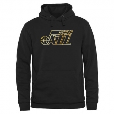 NBA Men's Utah Jazz Gold Collection Pullover Hoodie - Black
