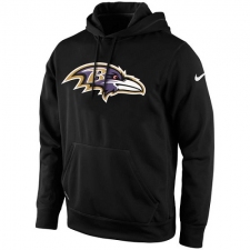 NFL Mens Baltimore Ravens Nike Black KO Logo Essential Hoodie