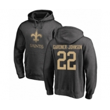 Football New Orleans Saints #22 Chauncey Gardner-Johnson Ash One Color Pullover Hoodie