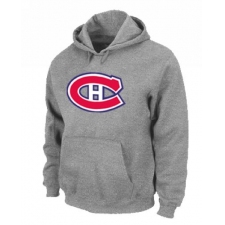 NHL Men's Montreal Canadiens Big & Tall Logo Hoodie - Grey